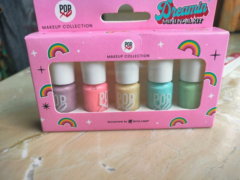 My Glam Popx  Mini Nail Kit And My Glam Lit Lipstick