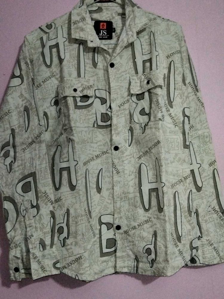 Graphic Print Casual Shirt