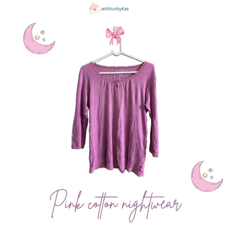 Pink nightwear