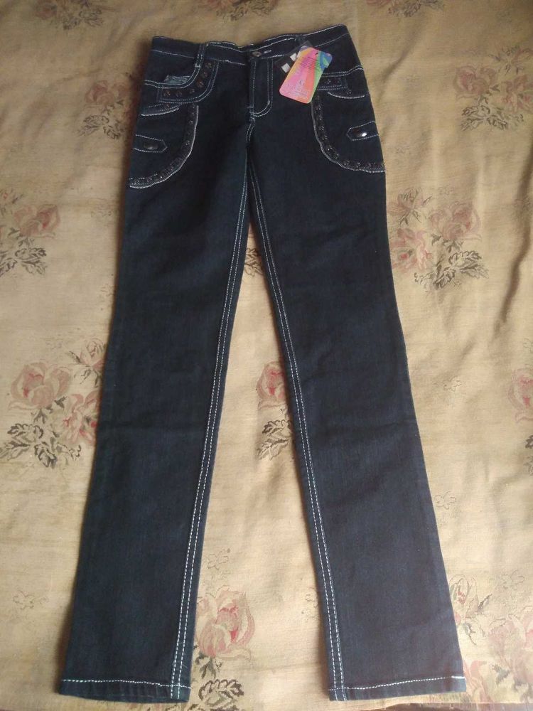Dark Wash Denim Jeans