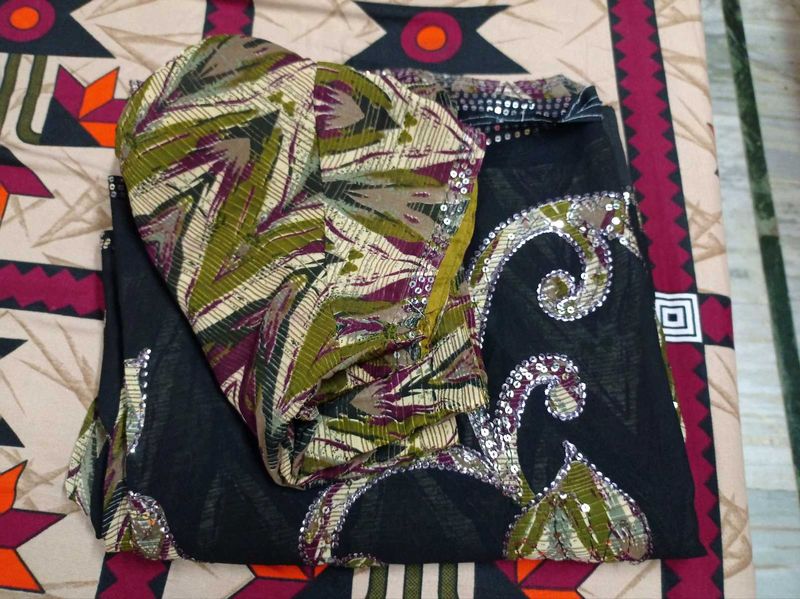 Elegant Designer Saree with Matching Blouse