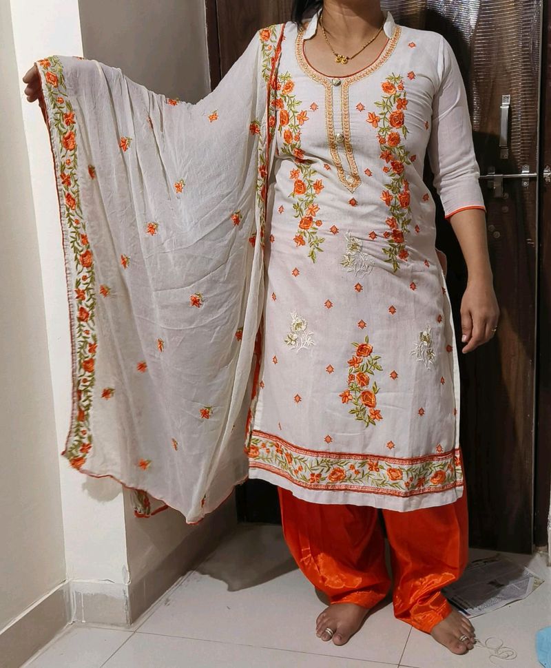 Women Hevy Embroidered -Stitched Salwar Suit