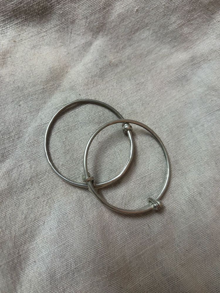 baby real silver kada