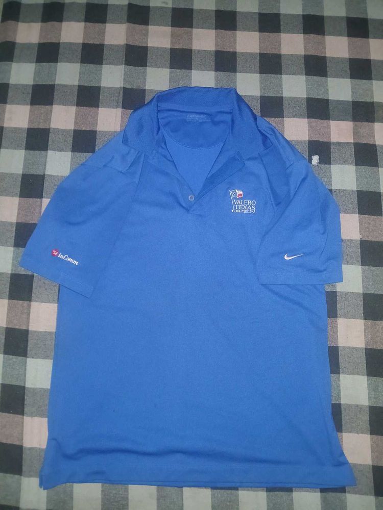 Nike Blue Polo Shirt