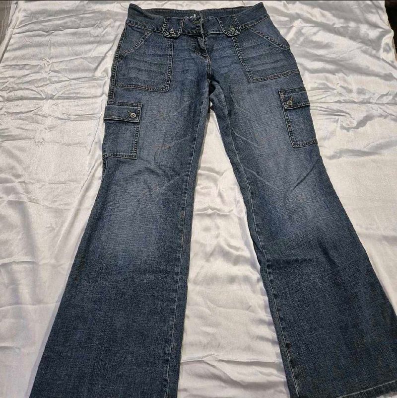 Bootcut Denim Cargo