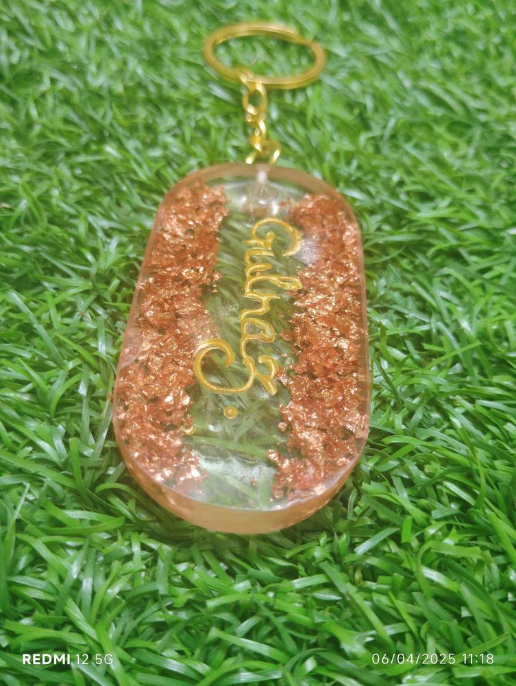 Custom Resin Keychain - &#34;Gulnaz&#34;