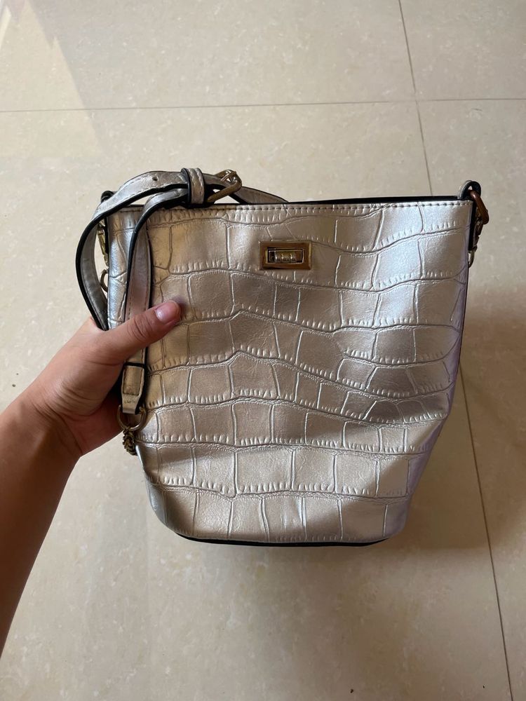 Silver Handbag