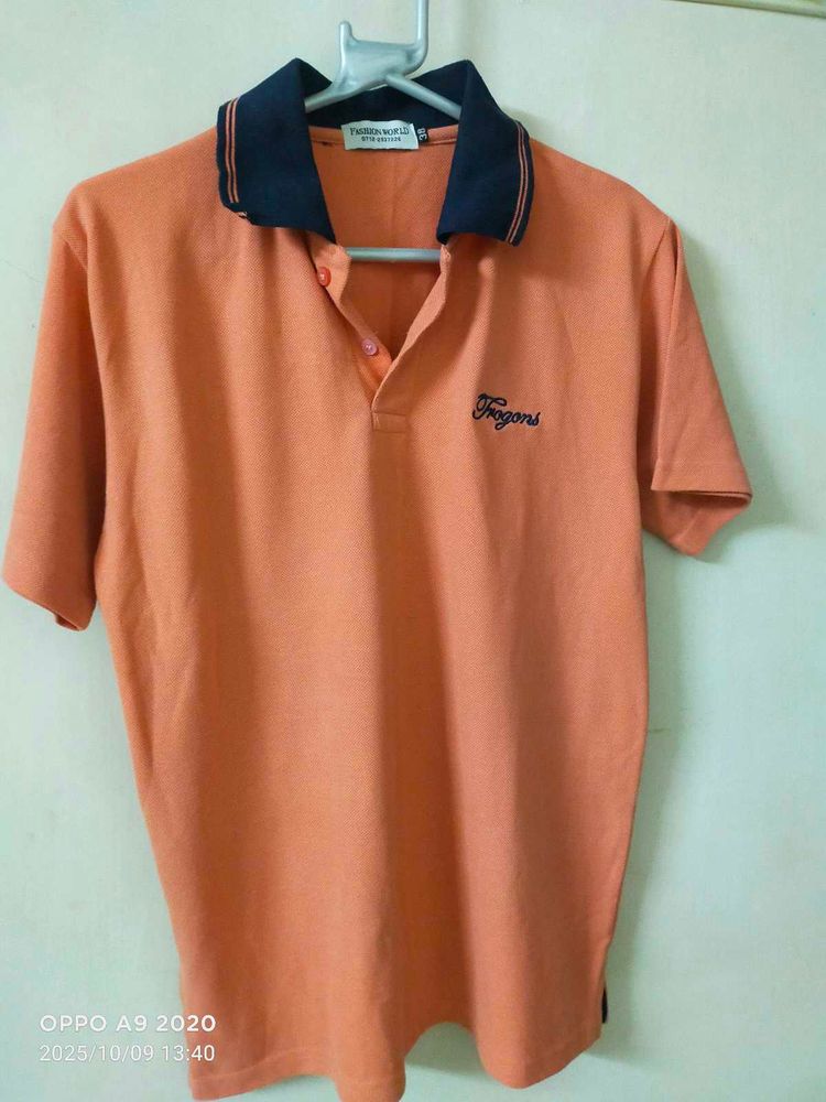 Orange Frogens Polo Shirt