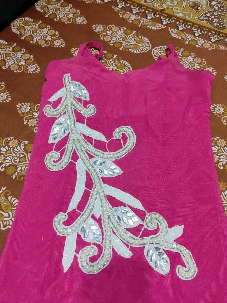 Partywear Pink Dress