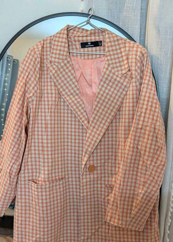 Checkered Blazer