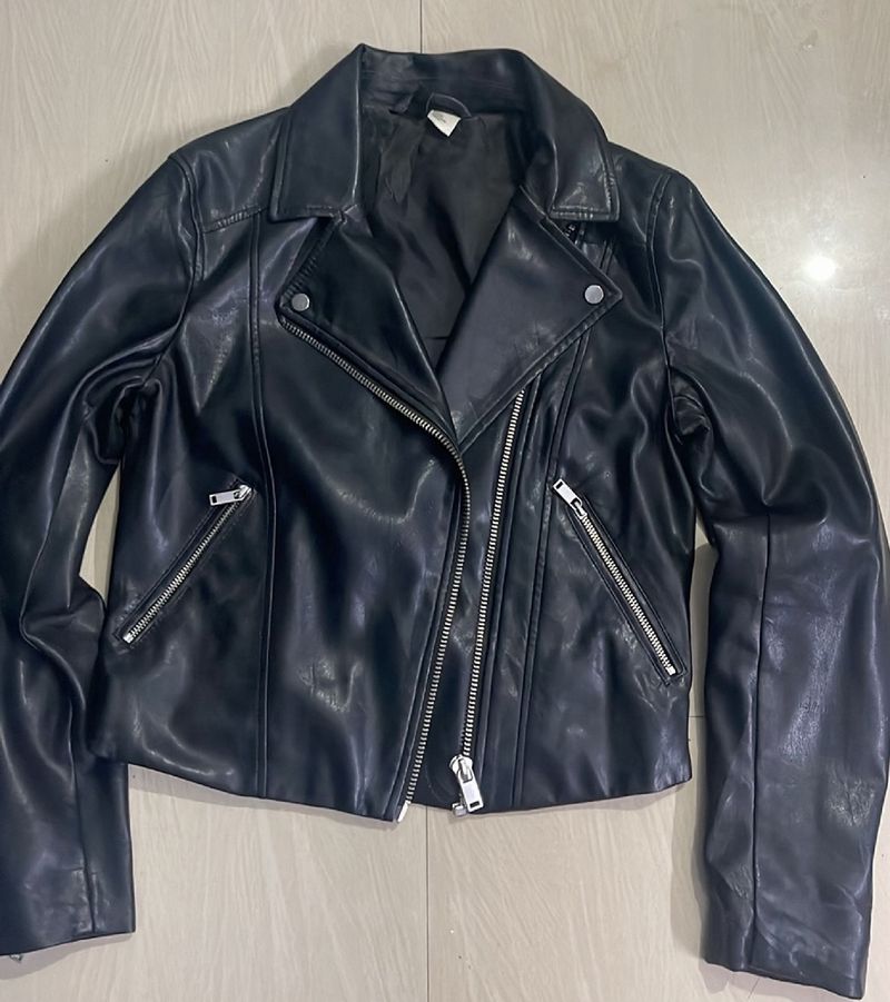 H&amp;M Leather Jacket 🎀