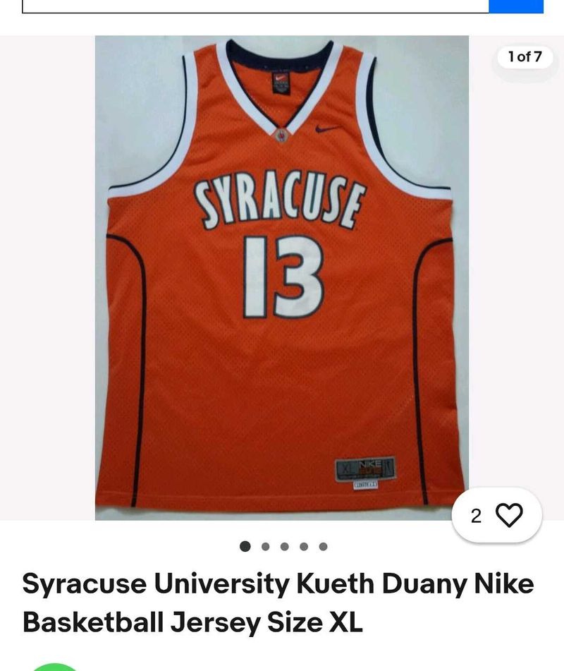 Nike Syracuse Basketball Jersey