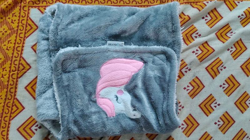 Soft Unicorn Baby Blanket