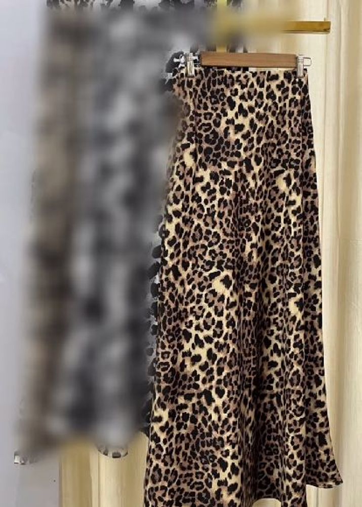 Leopard Print Skirt