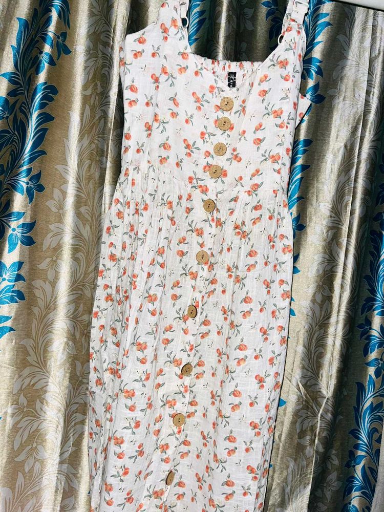 Floral Button-Down Dress