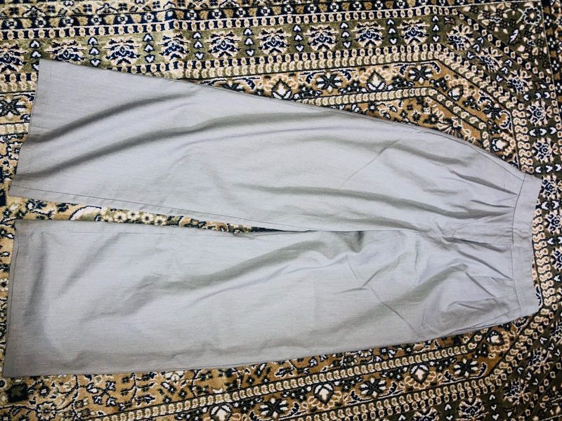 Flared Grey Trouser