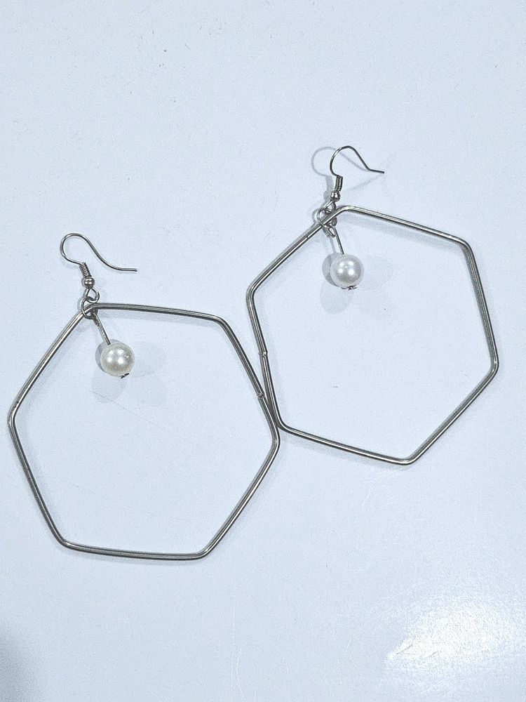 Light Weighted Geometric Shape Earrings