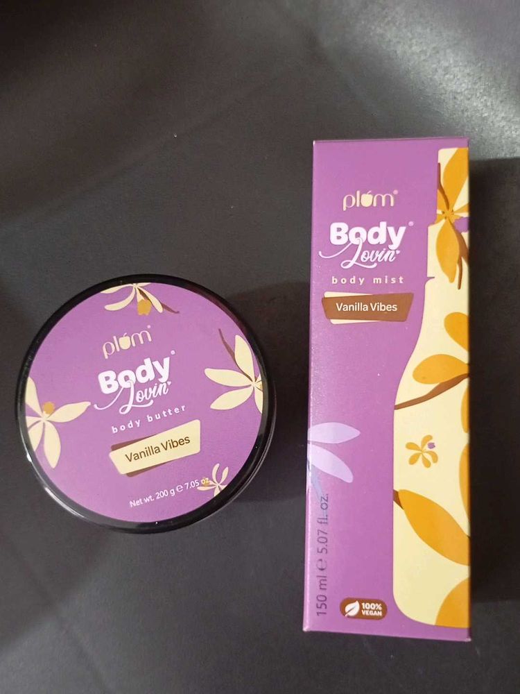 plum body butter and Mist Combo