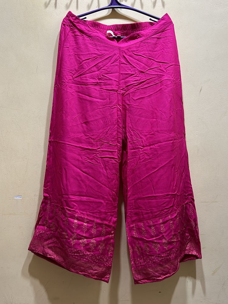 Avaasa Pink Palazzo Size L