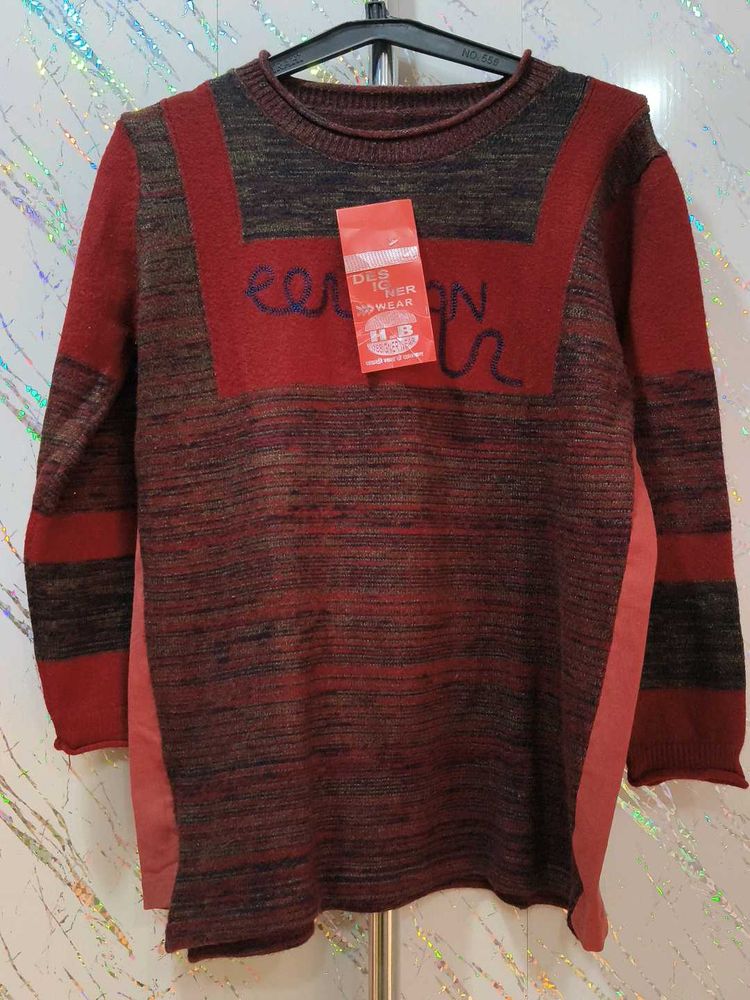 Stylish Maroon Sweater