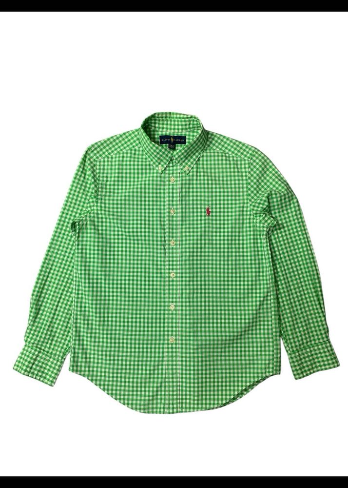 Ralph Lauren Green Checkered Shirt