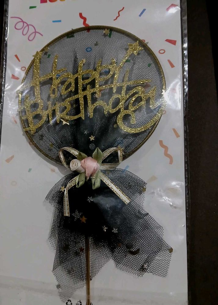 Happy Birthday Cake Topper