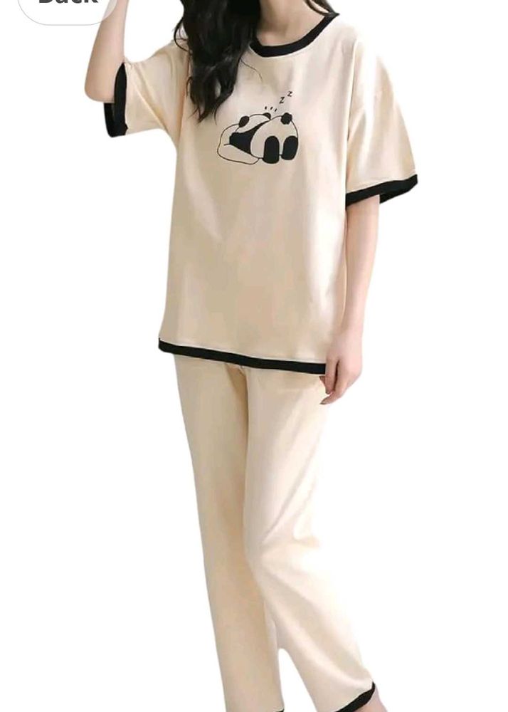 Cute Panda Pajama Set