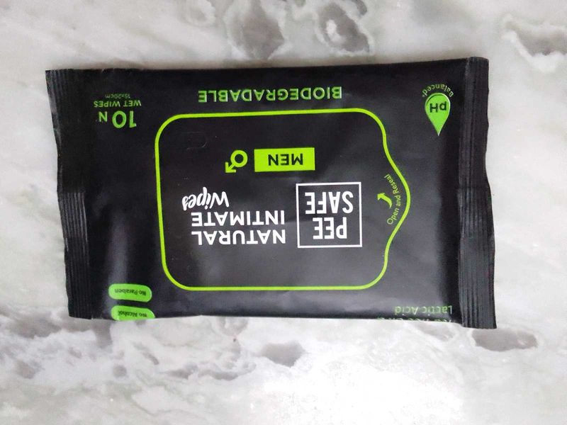 Pee Safe Intimate Wipes for Men