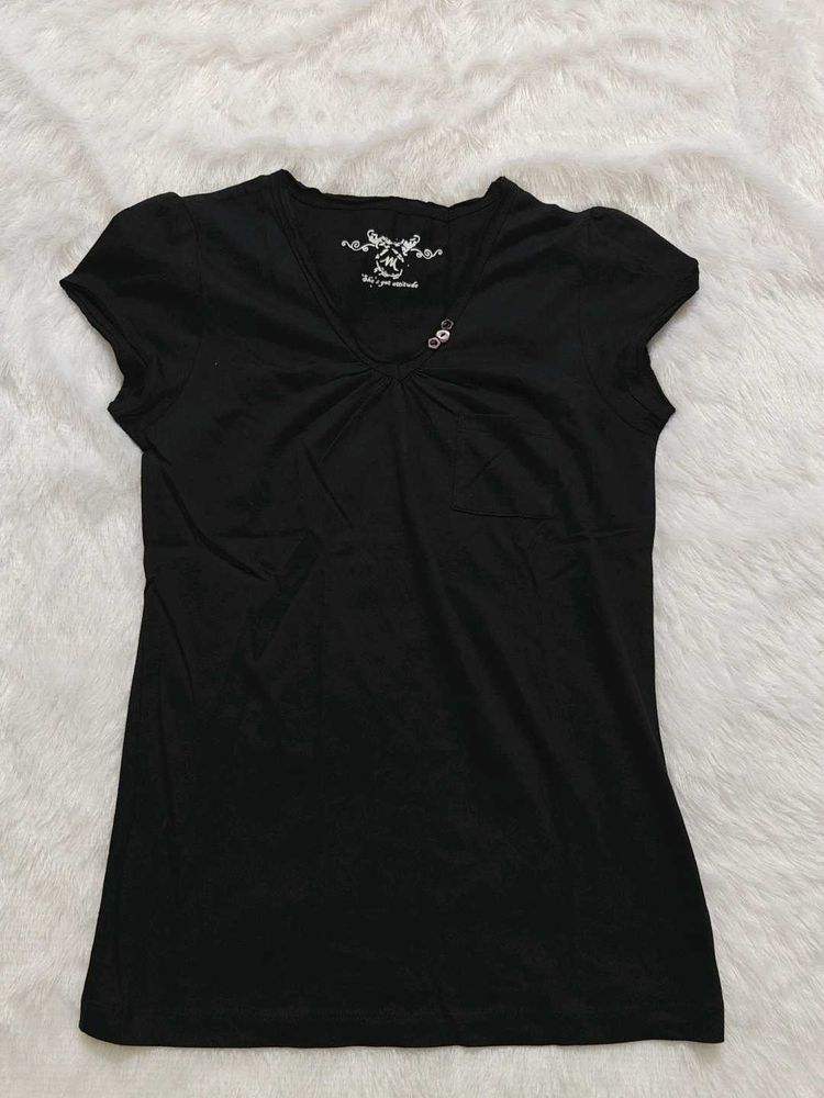 🆕 Black Top 🖤🩶