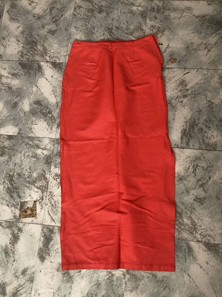 Coral Slit Skirt