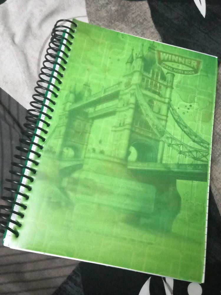 3 Winner Spiral Register Of 250 Pages