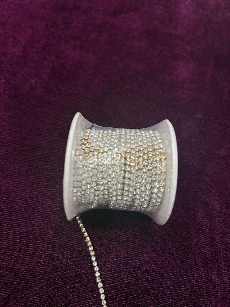 Rhinestone chain roll 10 miter