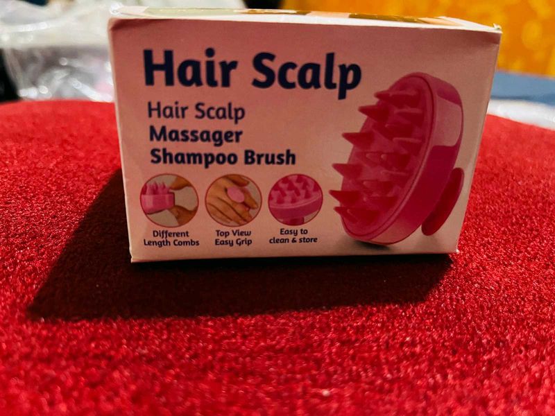 Hair Scalp Massager Shampoo Brush New Wdt Tag