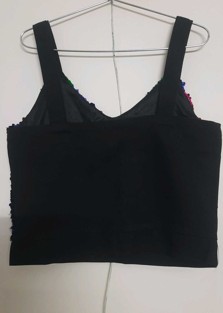TANK TOP (SEQUINS) MULTICOLOR