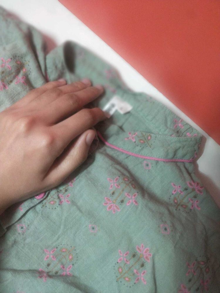 AKS Pista green kurta 💚