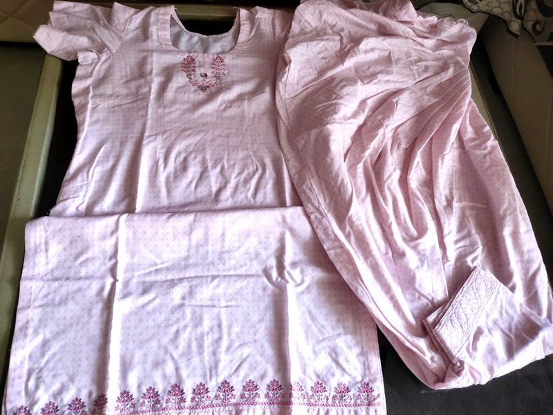 Pink Patiyala Suit