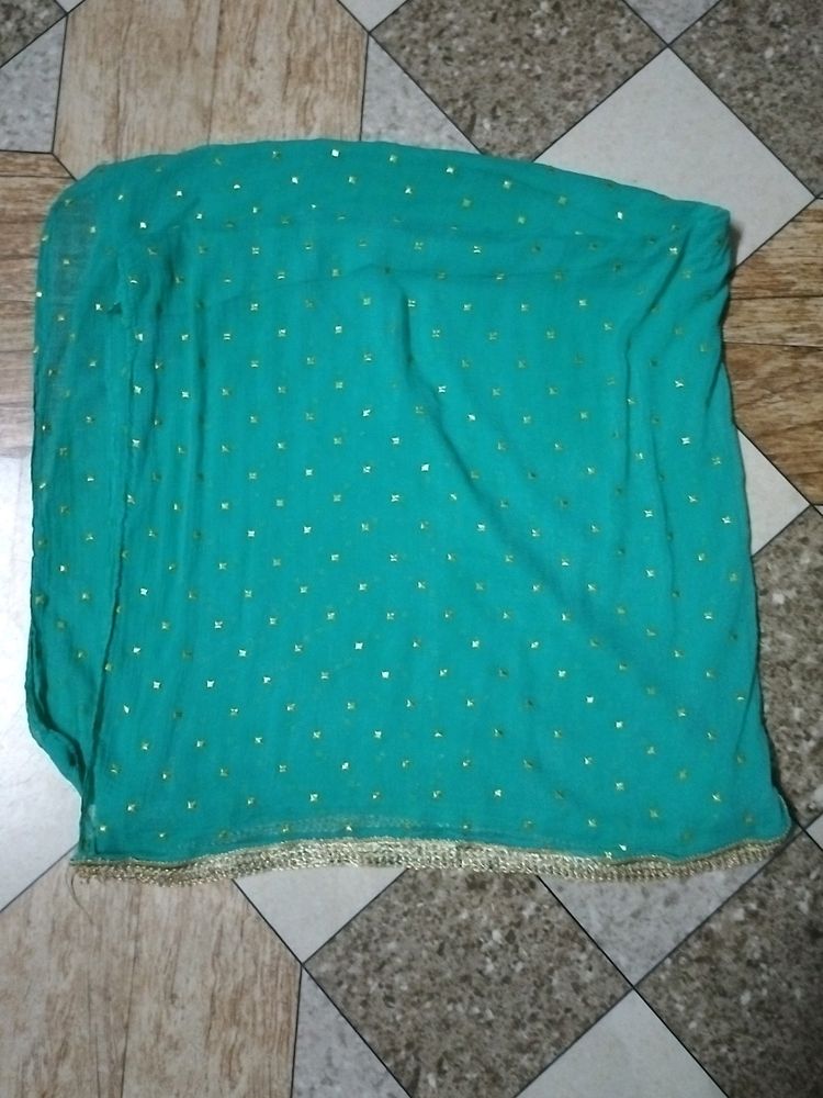 Cyan Dupatta