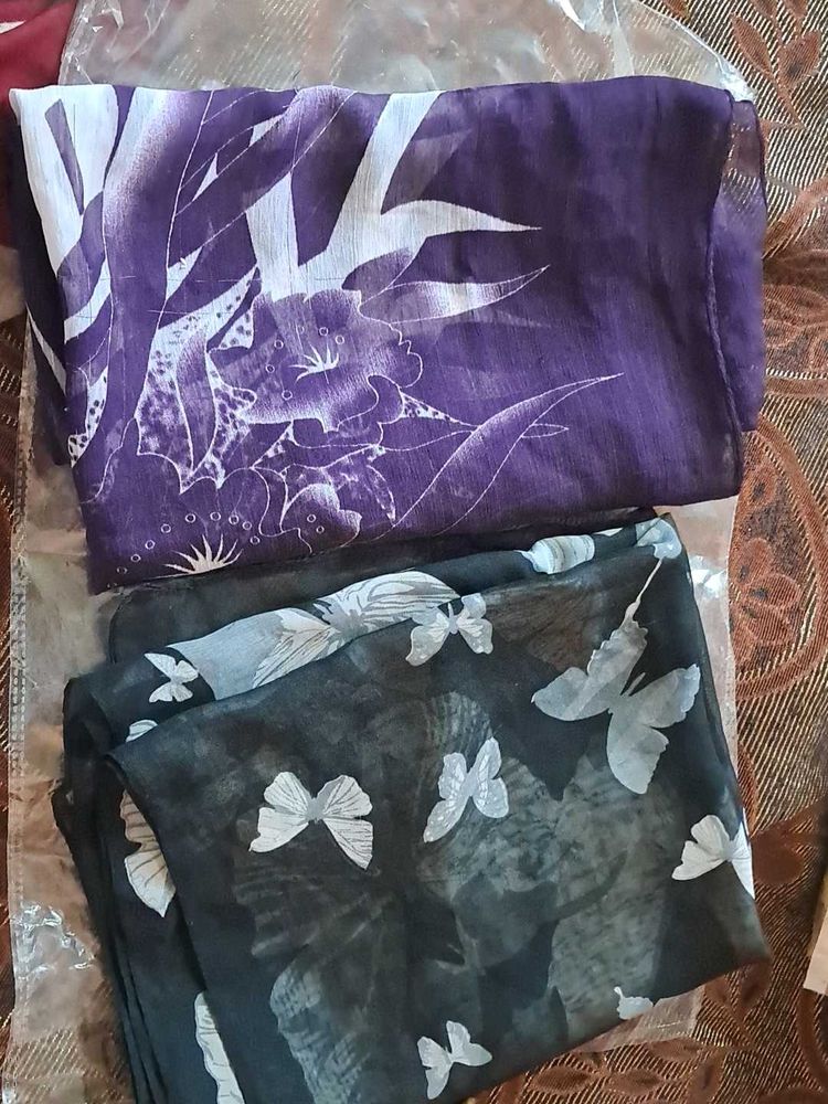 Imported Stylish Scarves - Set of 2