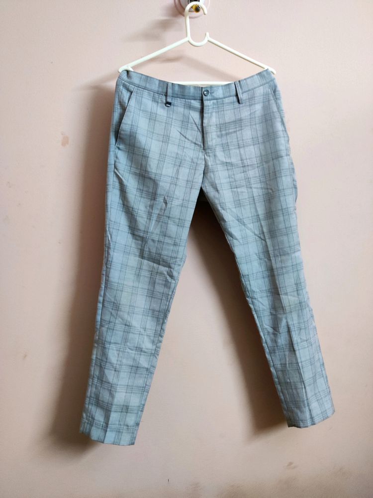 men&#39;s formal checkerd trouser pant