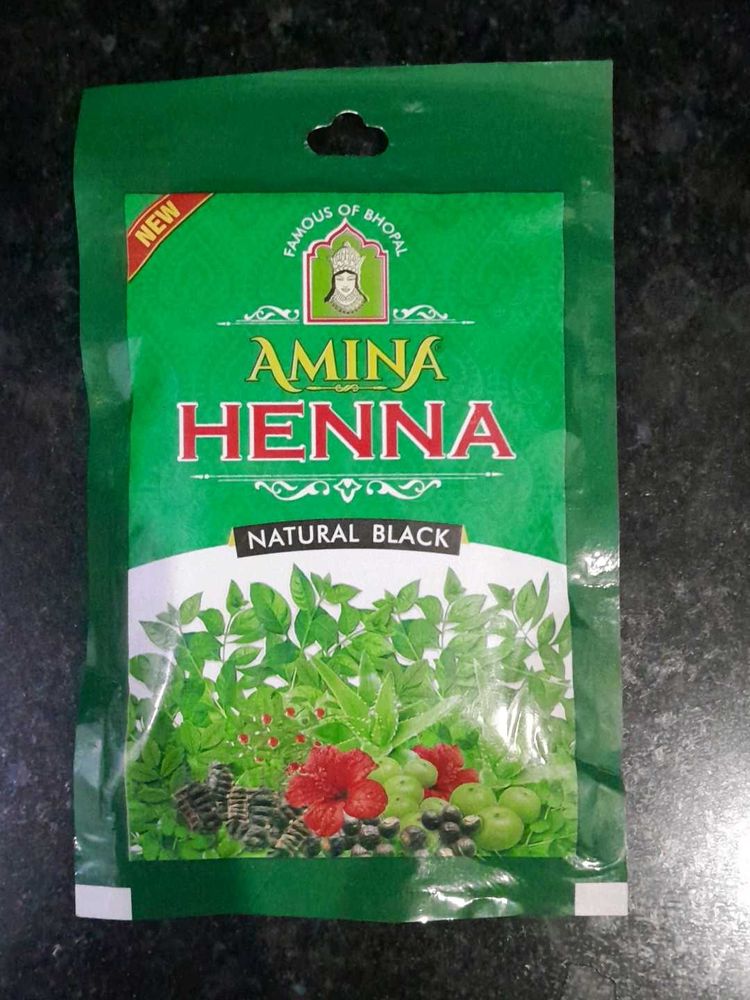 Amina Henna Natural Black