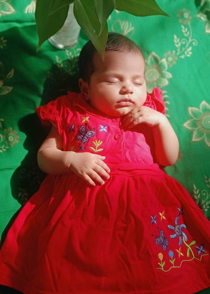 Cute Rose Baby Dress