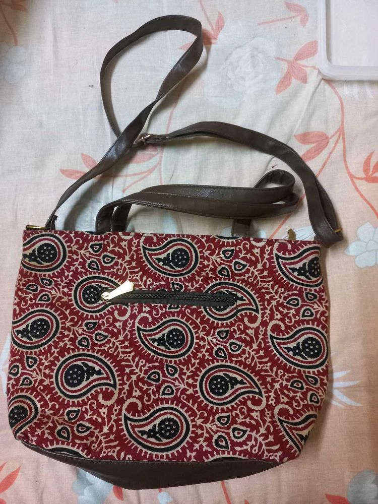 Paisley Print Crossbody Bag