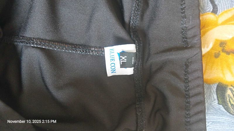 Blue Con Shorts gym dry fit pant