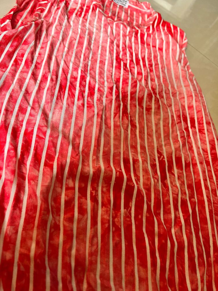 Red Long Top