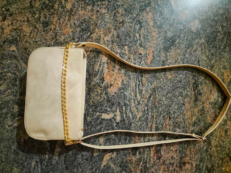 Beige Shoulder Bag