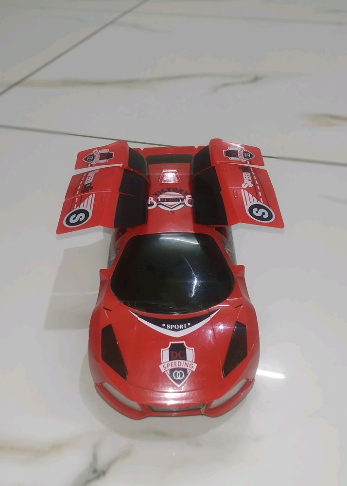 Makkah Labbikallah Sound With 360 Rotation Red Car