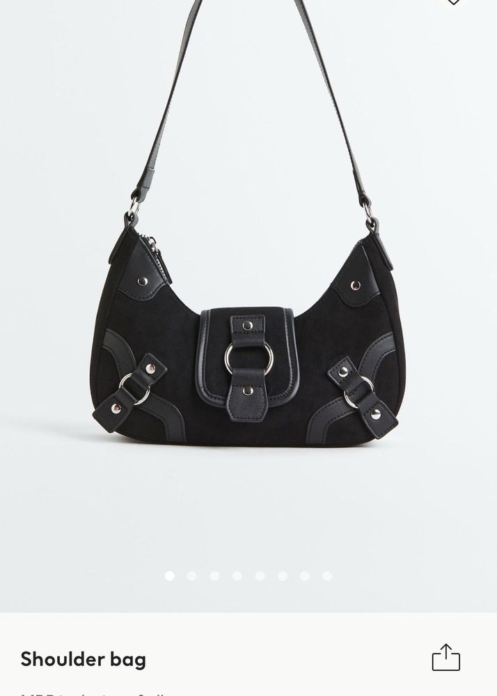 y2k black shoulder bag🖤🎧