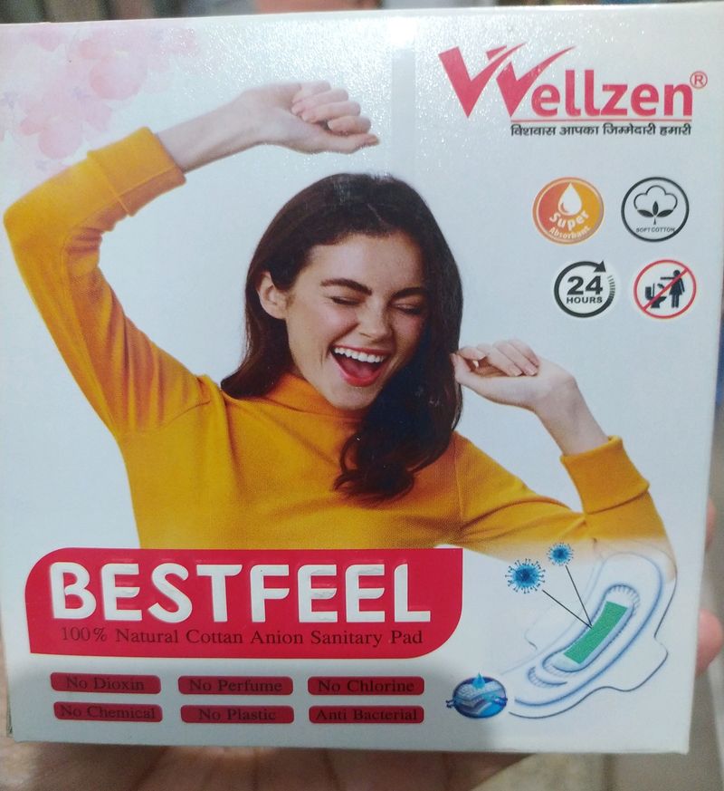 Bestfeel 100%Natural Sanitary Pads