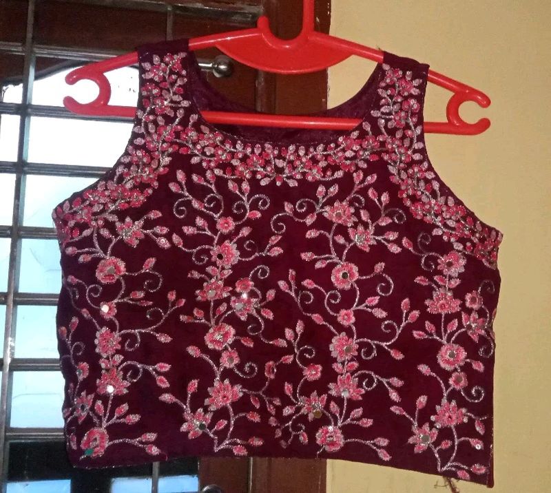 Heavy Work Sharara With Blouse &amp; Shrug Also Have &amp;