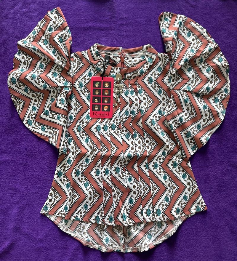 Stylish Patterned Blouse